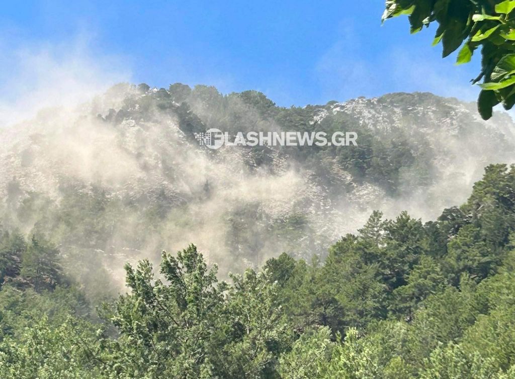 Φαράγγι της Σαμαριάς: Άγριο τοπίο μετά τον σεισμό των 4,7 Ρίχτερ