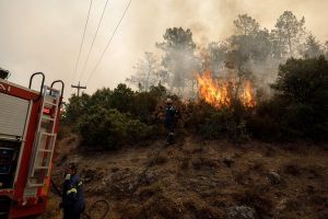 Φωτιά στις Σέρρες: Καίει σε δασική έκταση κοντά στη Νιγρίτα