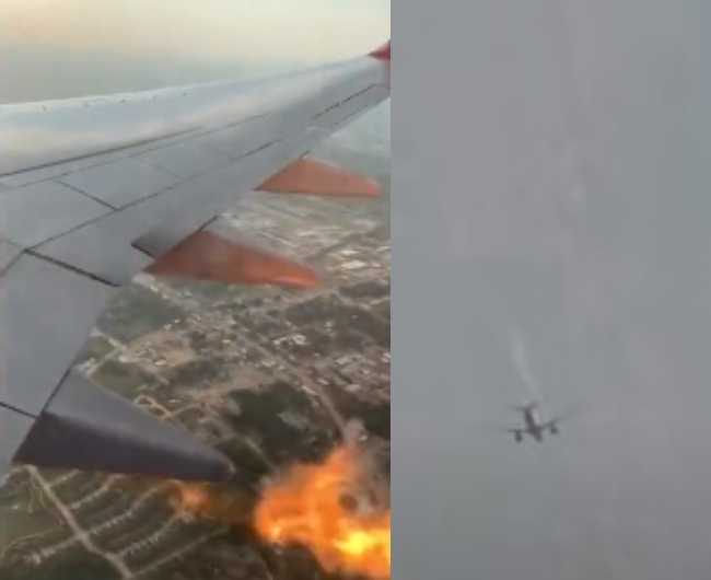 Αεροσκάφος τυλίχθηκε στις φλόγες λίγα λεπτά μετά την απογείωση