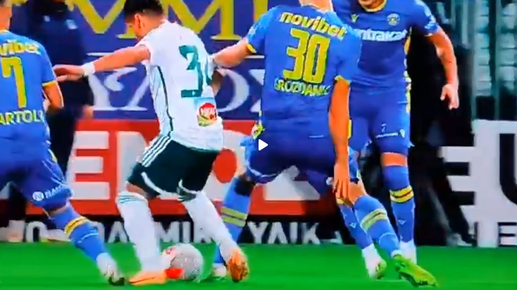 Από ανύπαρκτο φάουλ το 0-1 του Παναθηναϊκού