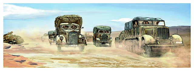 Η εκστρατεία της ερήμου σαν πίνακας ζωγραφικής