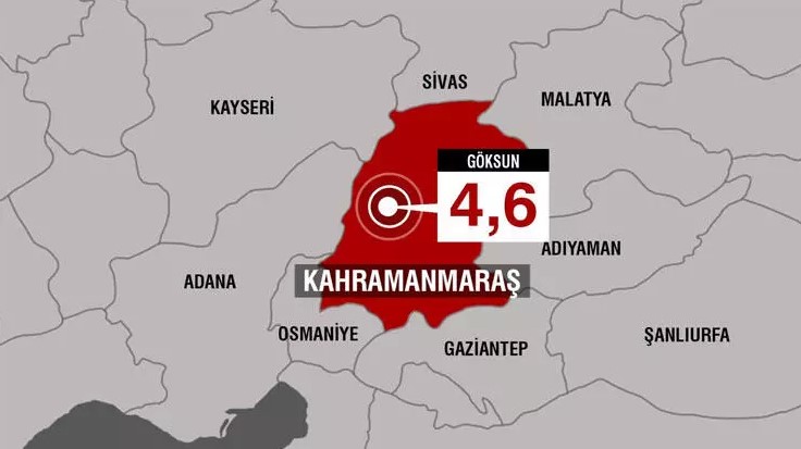 Σεισμός στην Τουρκία: Δόνηση 4,6 Ρίχτερ στο Καχραμανμάρας