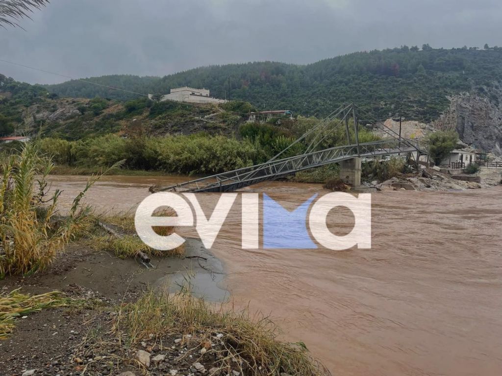 Κακοκαιρία Elias στην Εύβοια: Καταστράφηκαν η παραλία στο Κυμάσι και το λιμάνι Μαντουδίου