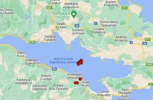 Σεισμός: 14 δονήσεις μέσα σε 12 ώρες στον Κορινθιακό κόλπο