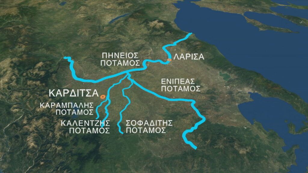 Πώς άλλαξε ο χάρτης της Θεσσαλίας μετά τον τριήμερο κατακλυσμό