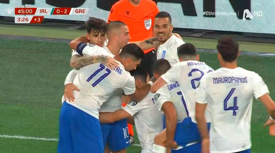 Ο Μασούρας «εκτέλεσε» τον Μπαζούνου για το 2-0 της Εθνικής