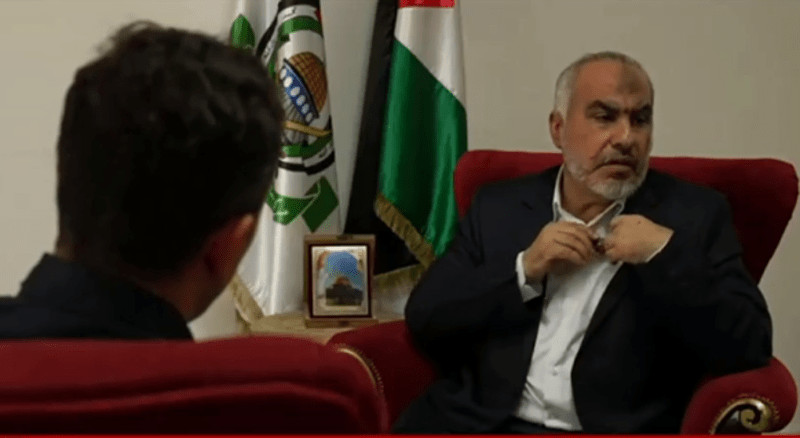 Αποχώρησε από συνέντευξη αξιωματούχος της Χαμάς – Η ερώτηση που τον ενόχλησε