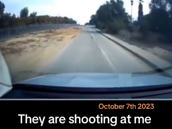 Ισραήλ: Συγκλονιστικό βίντεο – Πατέρας οδηγεί για να σώσει την κόρη του εν μέσω πυροβολισμών της Χαμάς