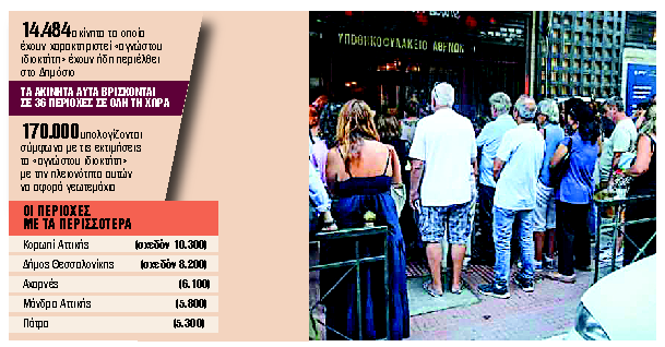 Σχέδιο σωτηρίας για τα ακίνητα «αγνώστου ιδιοκτήτη»