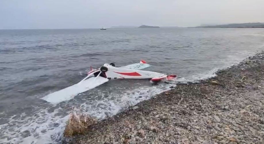 Χανιά: Ξεβράστηκε στην ακτή το ανεμόπτερο που έπεσε στο Μάλεμε