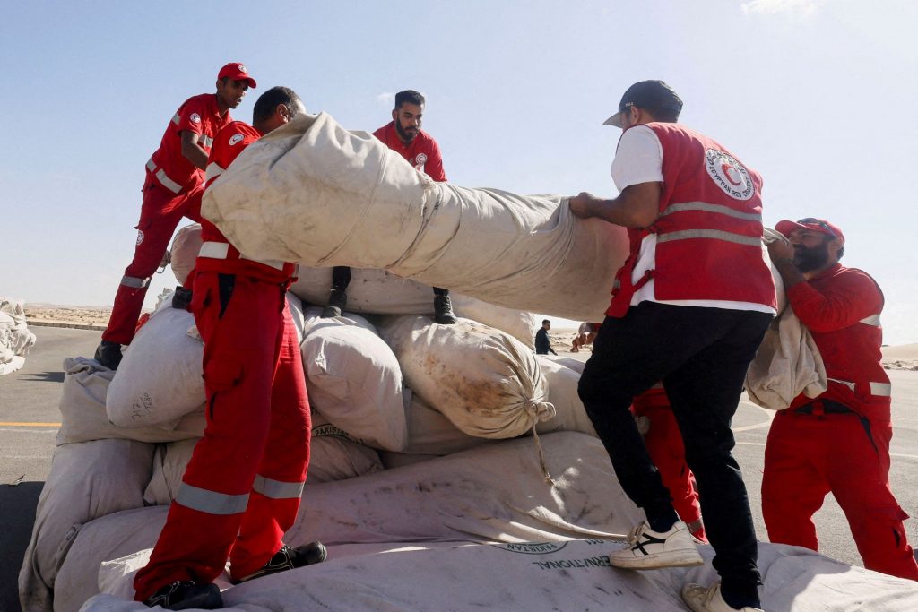 Γάζα: 25 τόνους ανθρωπιστική βοήθεια από τη Ρωσία μέσω Αιγύπτου