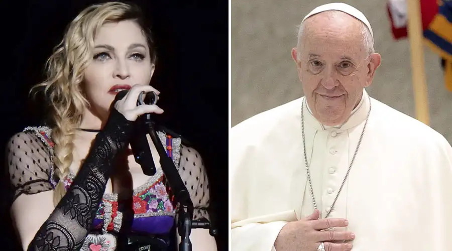 Η Μαντόνα προκαλεί ξανά το Βατικανό – Η επίμαχη μπλούζα με τον πάπα Φραγκίσκο