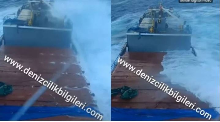 Ναυάγιο στη Λέσβο: Βίντεο ντοκουμέντο με τη βύθιση του φορτηγού πλοίου «Raptor»