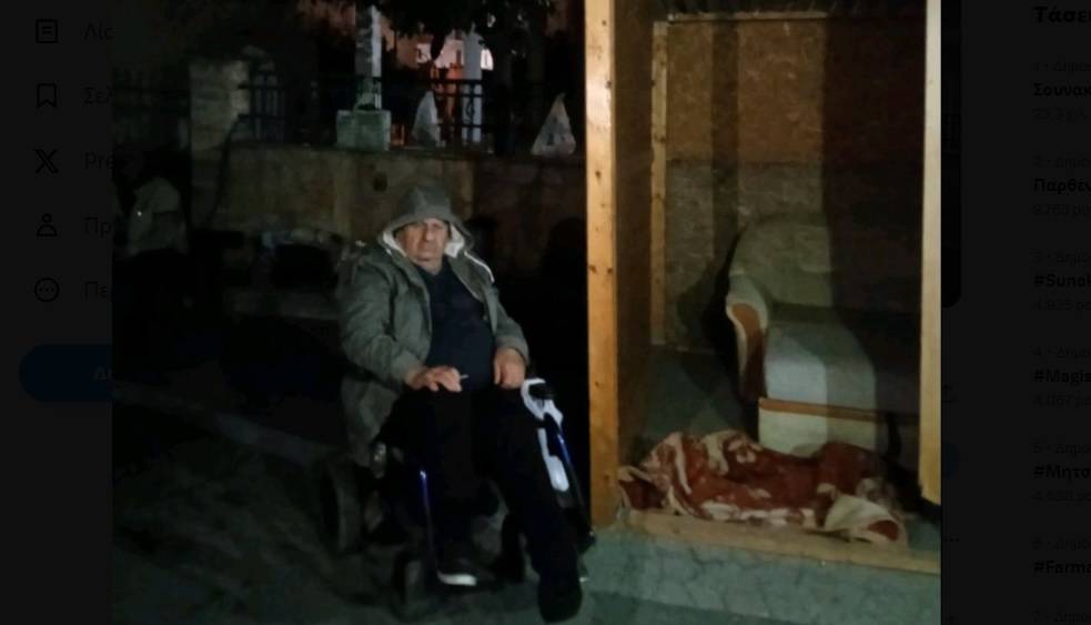 Εικόνες ντροπής: 82χρονος με αναπηρία θα μείνει σε ξύλινη παράγκα μετά από έξωση