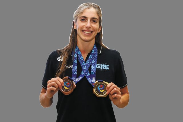 Αννα Ντουντουνάκη: «Στο νερό νιώθω ελεύθερη»