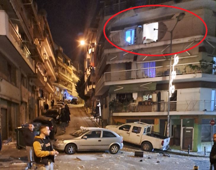 Βίντεο που κόβει την ανάσα από την ισχυρή έκρηξη σε διαμέρισμα στη Θεσσαλονίκη