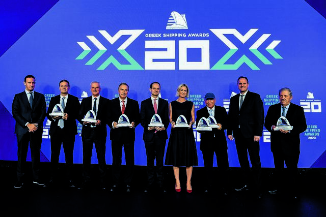 Τιμήθηκαν κορυφαίες εταιρείες και προσωπικότητες της ελληνικής ναυτιλίας