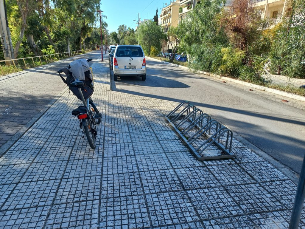 Αξιοποιήστε τις κενές θέσεις στάθμευσης ποδηλάτου στον ποδηλατόδρομο Γκάζι-Φάληρο