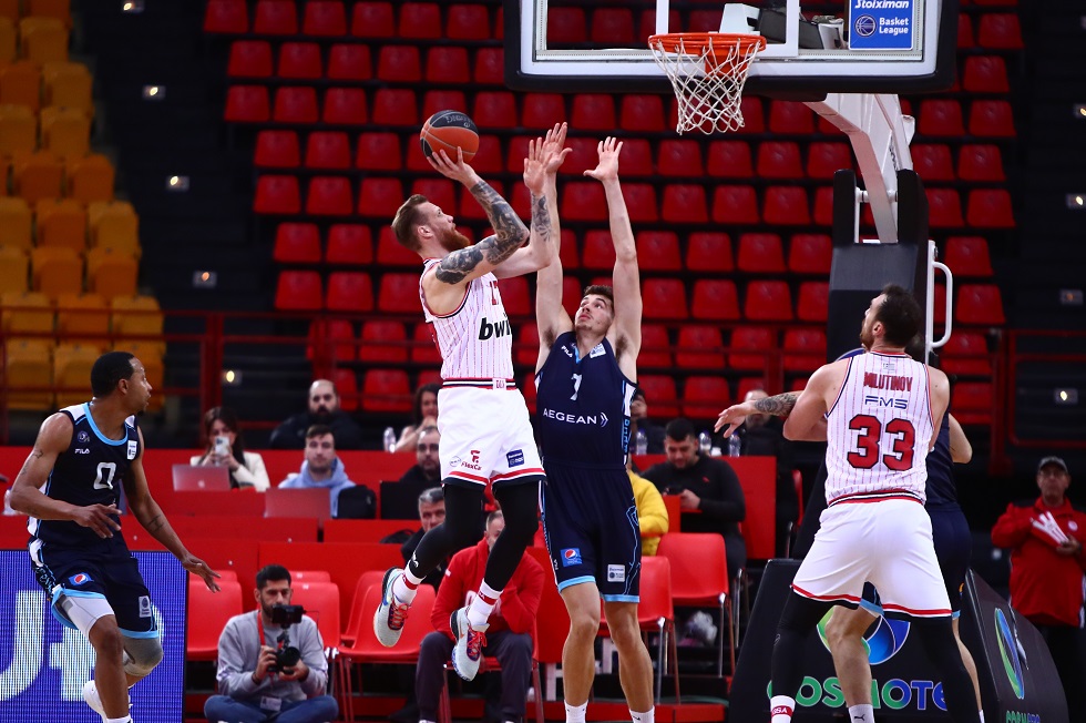 Ολυμπιακός – Κολοσσός Ρόδου 71-52: Δυσκολεύτηκε αλλά «καθάρισε» στο φινάλε