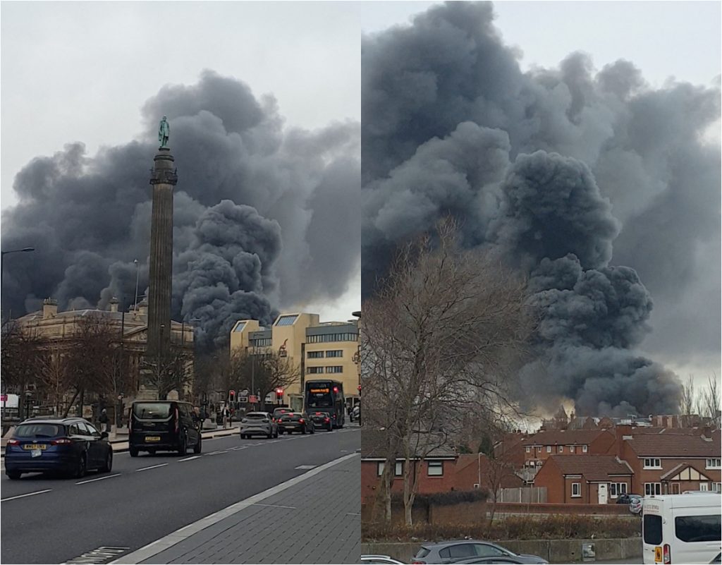 Στις φλόγες «τυλίχθηκε» κτίριο στο Λίβερπουλ – Φόβοι για κατάρρευση