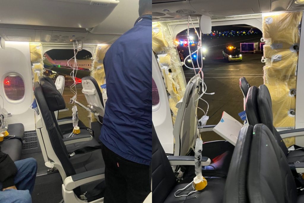 «Πράσινο φως» σε 18 Boeing της Alaska Airlines μετά την… πτήση του τρόμου