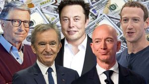 Οι 5 πλουσιότεροι του κόσμου διπλασίασαν τις περιουσίες τους μέσα σε τρία χρόνια