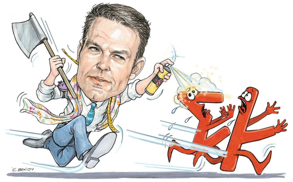 Το σκίτσο της Εφης Ξένου για τα ΝΕΑ 19/2/2024