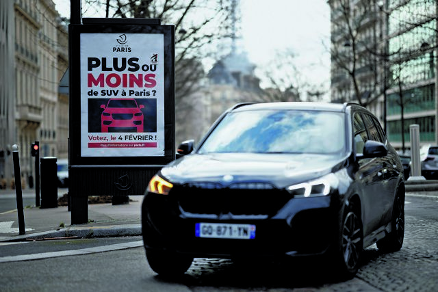 Δημοψήφισμα για «κόφτη» στα SUV στο Παρίσι