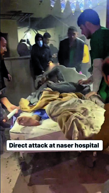 Χάος από την έφοδο σε νοσοκομείο της Γάζας