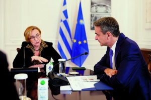 Τι συζήτησε ο Μητσοτάκης με τη CEO της Vodafone