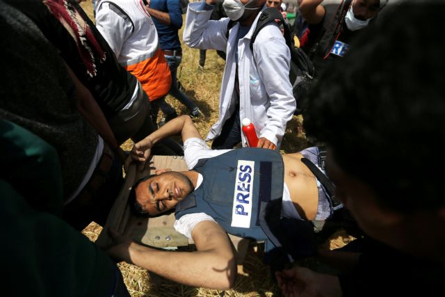 Από τους 99 δημοσιογράφους που σκοτώθηκαν το 2023, οι 72 από ισραηλινά πυρά στη Γάζα