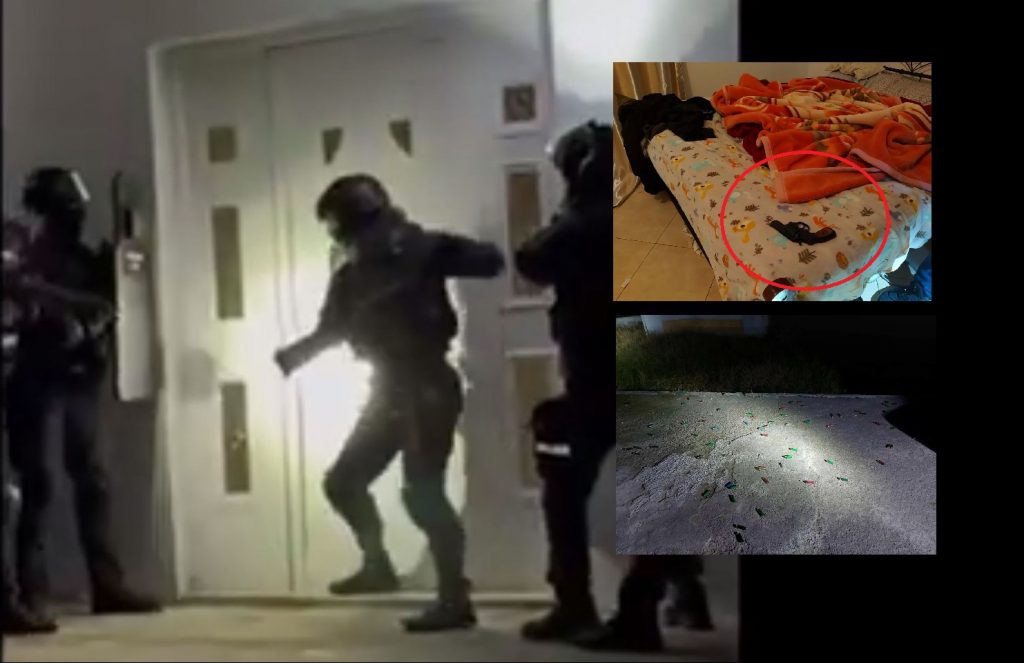 Μεγάλη αστυνομική επιχείρηση στη δυτική Αττική – Βρέθηκαν όπλα και σφαίρες σε κρεβάτια