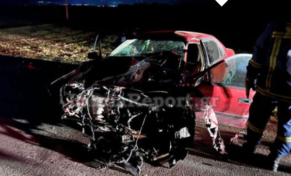 Σοκαριστικό τροχαίο με έναν νεκρό και δυο τραυματίες στη Φθιώτιδα [Εικόνες]