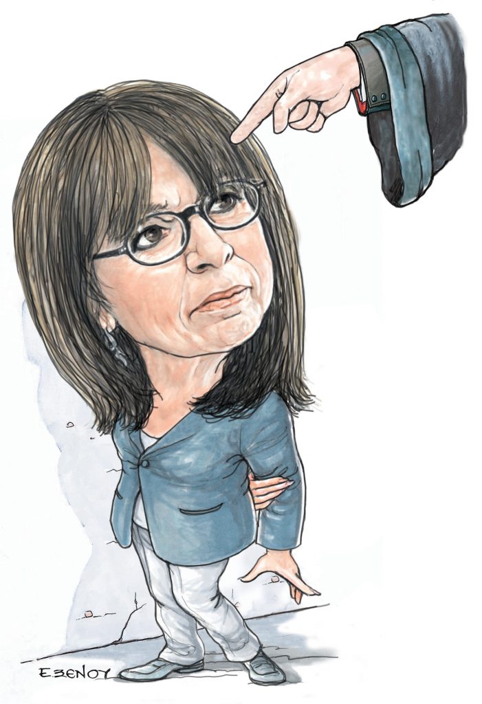 Το σκίτσο της Εφης Ξένου για τα ΝΕΑ 9/3/2024