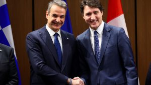 Κοινή δήλωση Μητσοτάκη – Τριντό: Η φιλία Ελλάδας και Καναδά αντανακλάται στους στενούς δεσμούς των δυο χωρών