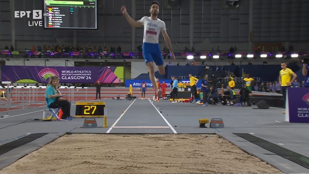 Απίθανος Τεντόγλου με το «καλημέρα» – Πρώτο άλμα στα 8.22μ στο Παγκόσμιο!