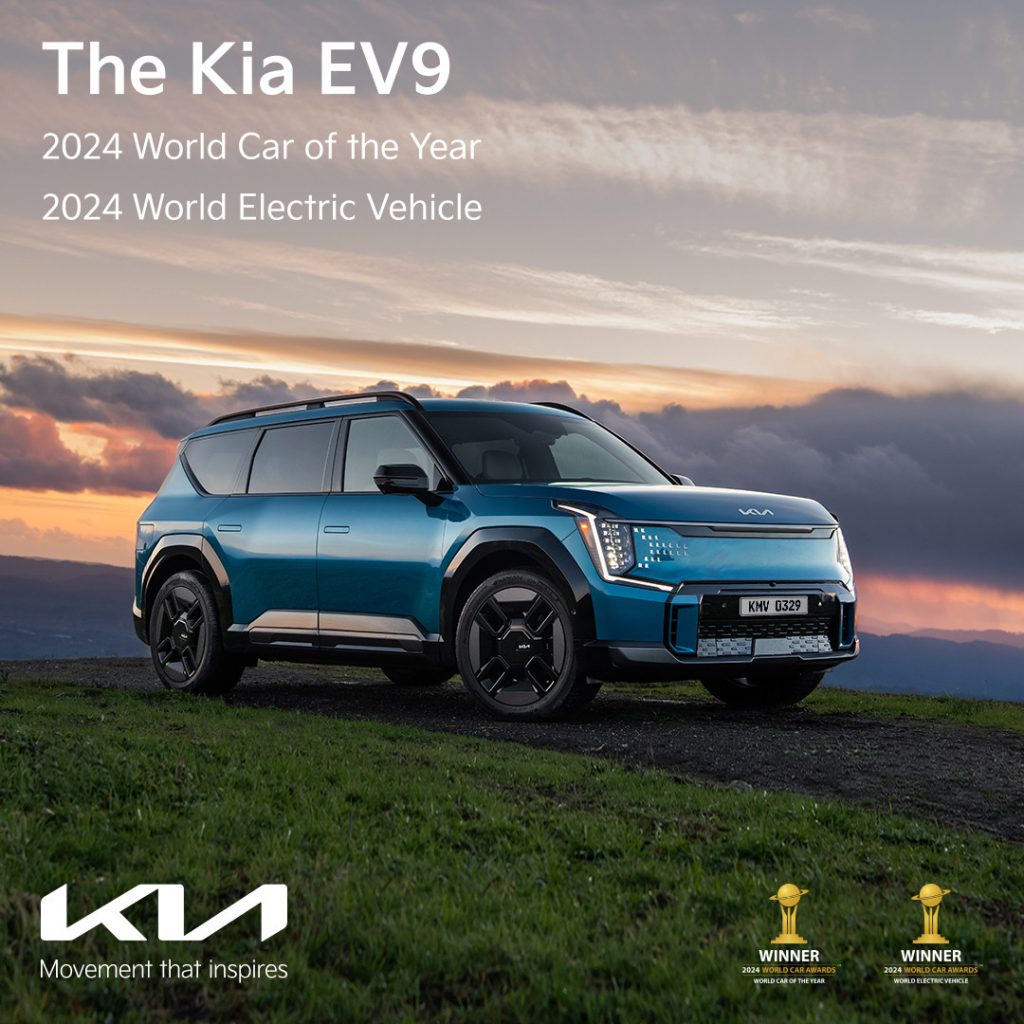 Διπλή νίκη για το Kia EV9 στα Παγκόσμια Βραβεία Αυτοκινήτου 2024