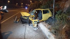 Σοκαριστικό τροχαίο με έναν νεκρό και δύο τραυματίες στα Χανιά – Δείτε εικόνες