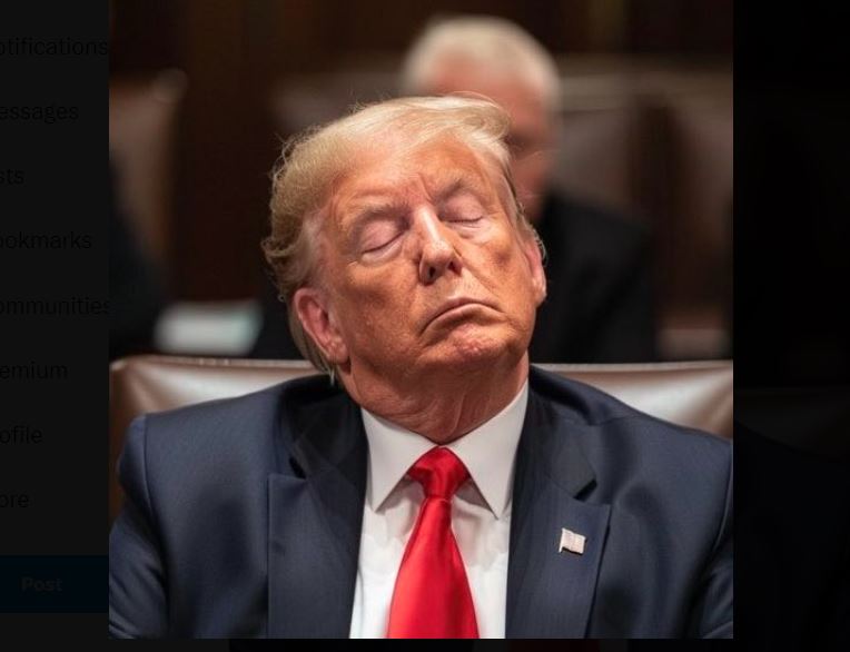 ΗΠΑ: Viral η εικόνα του κοιμισμένου Τραμπ στο δικαστήριο