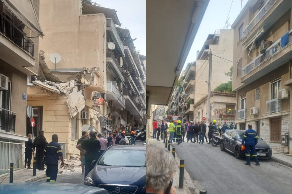 Πειραιάς: Κτίριο κατέρρευσε στο Πασαλιμάνι – Ένας νεκρός και τρεις τραυματίες