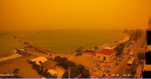 Καλαμάτα όπως… Κάιρο – Η αφρικανική σκόνη «έπνιξε» την πρωτεύουσα της Μεσσηνίας
