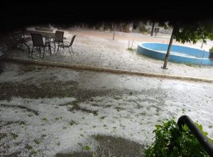 Αμύνταιο: Μεγάλες καταστροφές από χαλάζι κι έντονη βροχόπτωση