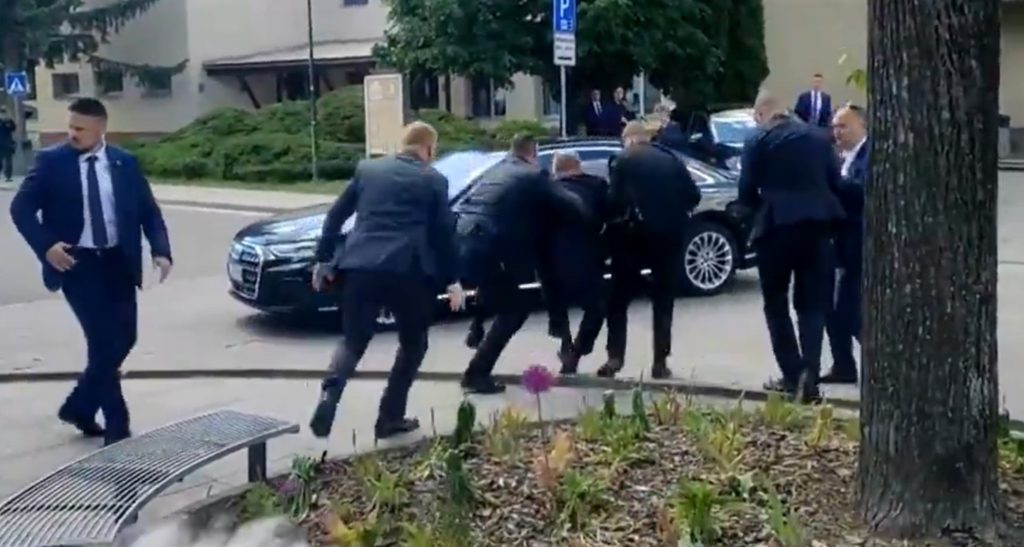 Σλοβακία: Η στιγμή της επίθεσης στον πρωθυπουργό, Ρόμπερτ Φίτσο