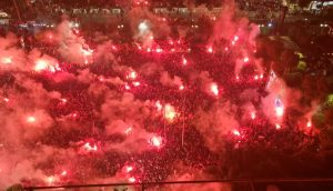 Πήρε φωτιά ο Πειραιάς στο γκολ του Ελ Κααμπί