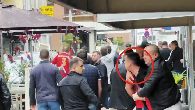 Euro 2024: Ο γιος του προέδρου Βούτσιτς εικονίζεται να συμμετέχει σε συμπλοκή