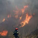 Φωτιά στα Μάλγαρα: Διακοπή κυκλοφορίας στην Ε.Ο. Αθηνών – Θεσσαλονίκης