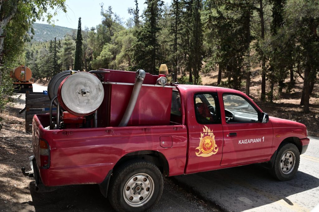 Χάρτης με τα ενεργά μέτωπα στην Ελλάδα – «Πύρινες γλώσσες» σε Αχαΐα, Αργολίδα, Ηλεία και Αρκαδία