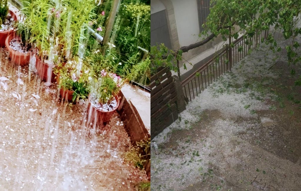 Καιρός: Σφοδρή χαλαζόπτωση στα χωριά των Τρικάλων – Σύννεφα mammatus σε Λάρισα και Λαμία