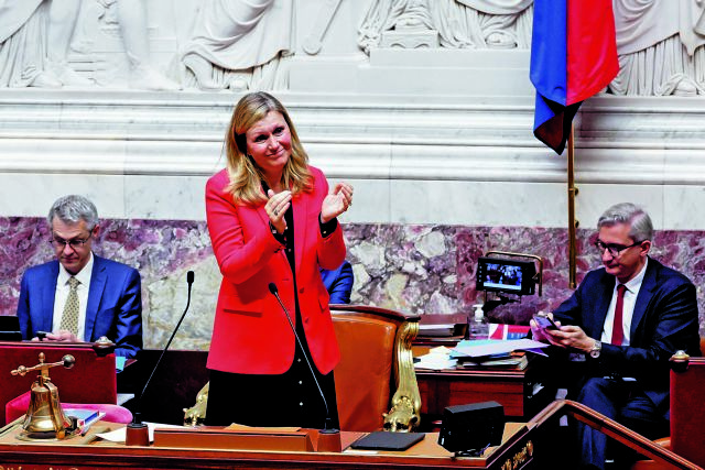 Επανεξελέγη στην προεδρία της Βουλής