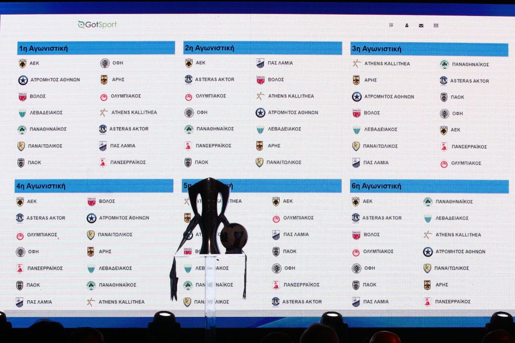 Έγινε η κλήρωση του πρωταθλήματος – Δείτε όλο το πρόγραμμα της Superleague 2024-2025